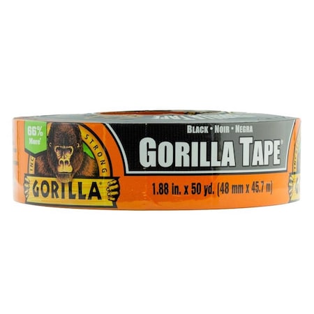 Gorilla Glue Gorilla 1.88 in. W X 50 yd L Black Duct Tape 108084